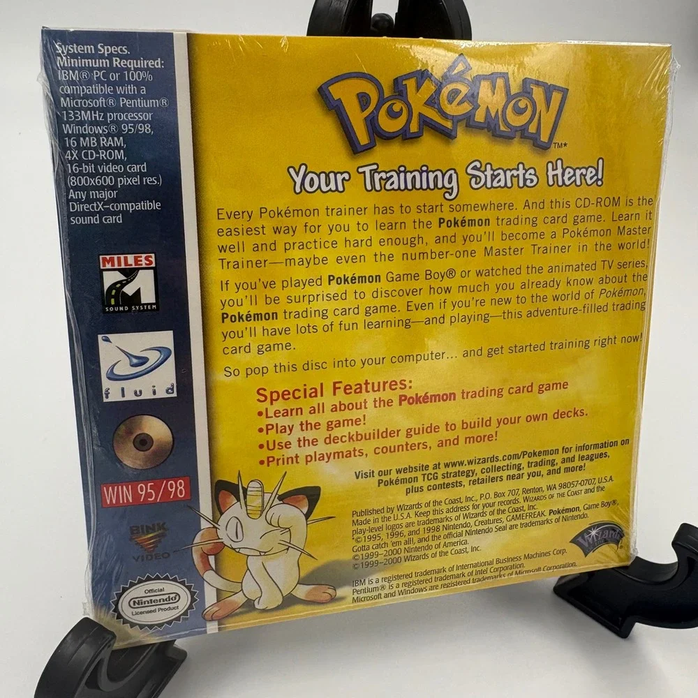 Pokémon Play It! Version 2 PC Game NEW Factory Sealed‎ TCG CD-ROM